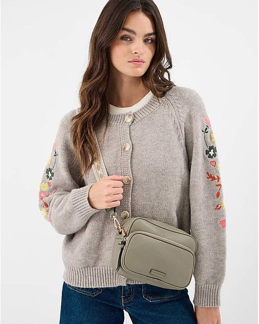 Accessorize Green Double Zip Camera Bag