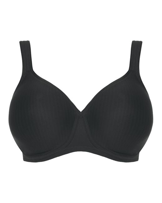 Triumph Black Modern Cotton Wired Bra