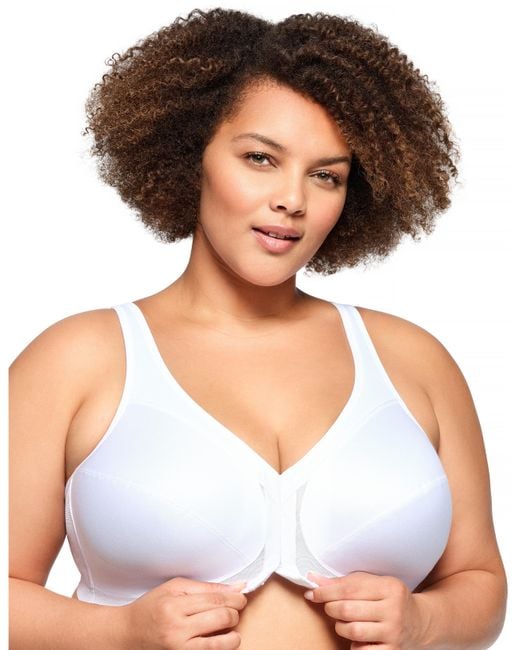 Glamorise White 1265 Magic Lift Bra