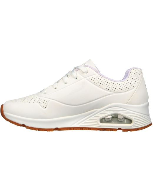 Skechers Workwear White Work Relaxed Fit: Uno Sr Shoes