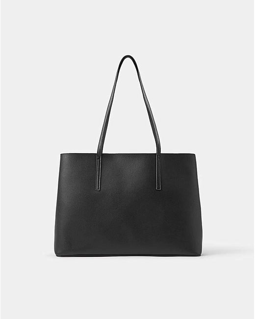 Accessorize Black Lee Laptop Tote Bag