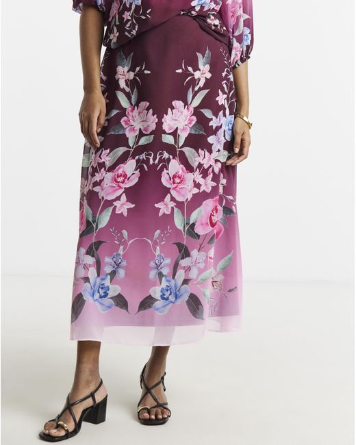 Joanna Hope Pink Drop Waist Skirt