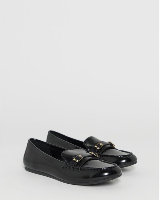 JD Williams Blue Double Buckle Detail Loafer Wide