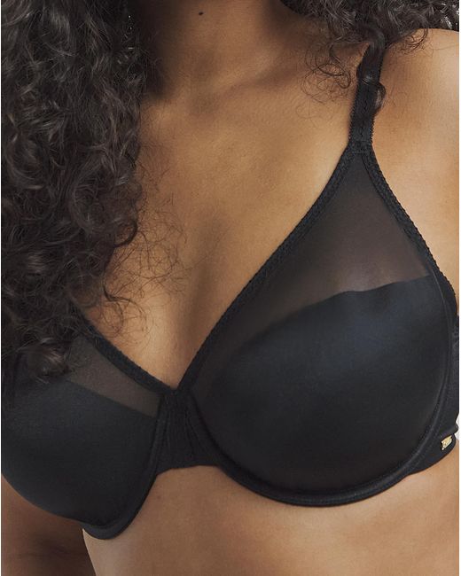 Gossard Black Glossies High Apex Bra