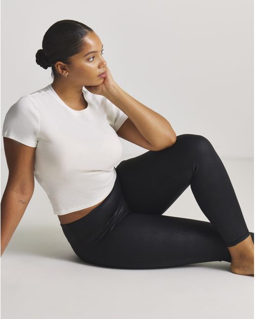 Magic Bodyfashion Black Leather Look Leggings