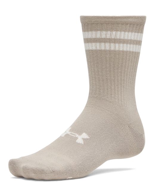 Under Armour White Essential 6Pk Crew