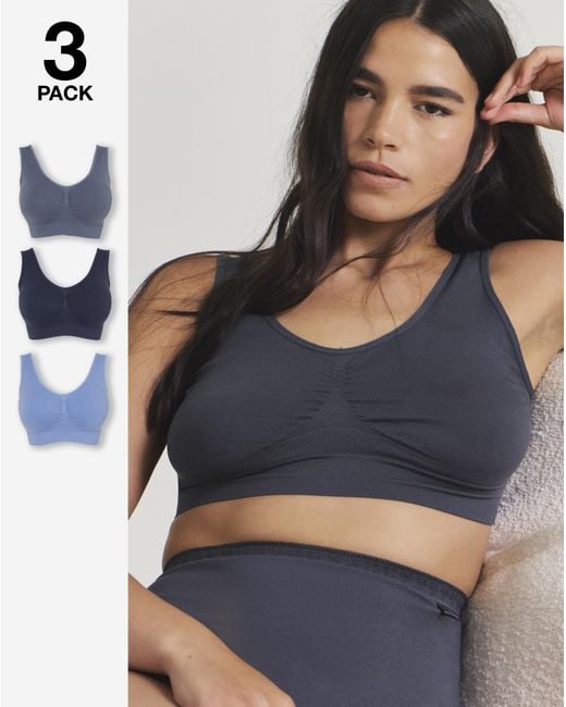 Pretty Secrets Blue 3 Pack Comfort Tops