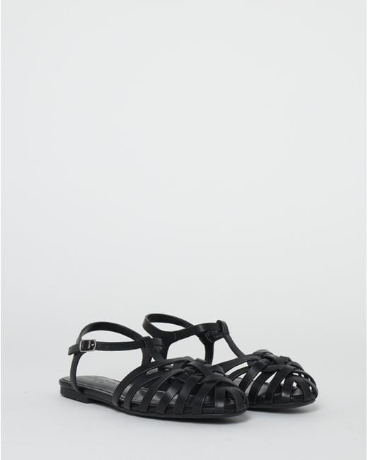 Simply Be Black Woven Fisherman Shoes Wide Fit