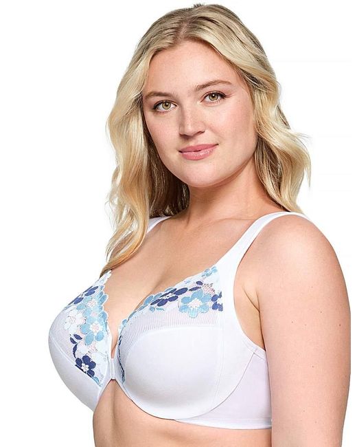 Glamorise Blue 1241 Wonder Wire Bra