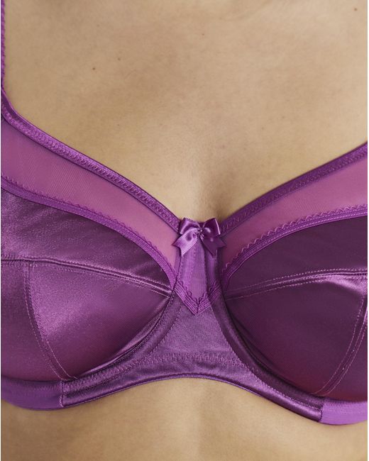 Goddess Purple Keira Fullcup Wired Bra