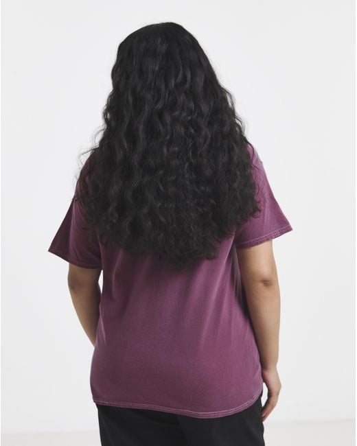 Simply Be Purple Nirvana License Tee