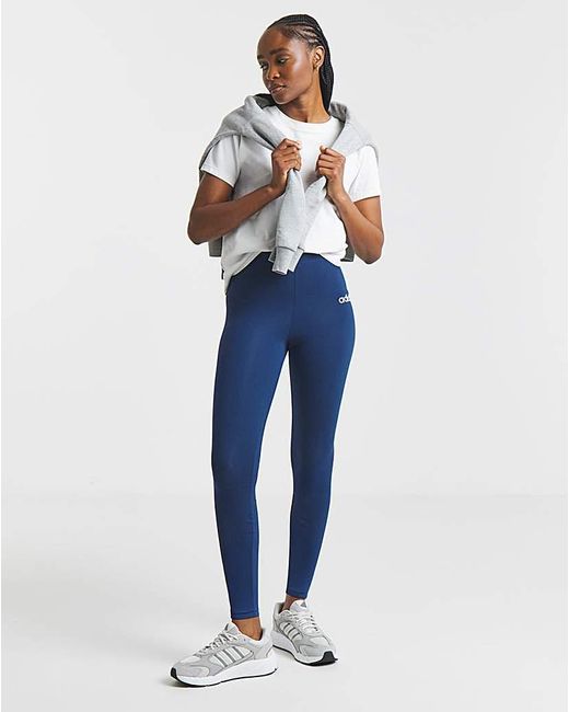 Adidas Blue Essentials Linear Leggings