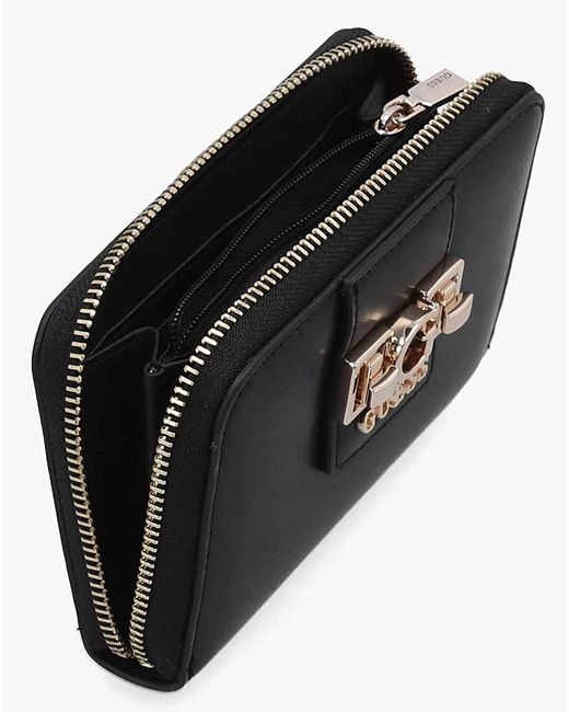 Guess Black Jane Medium Zip Around Wallet