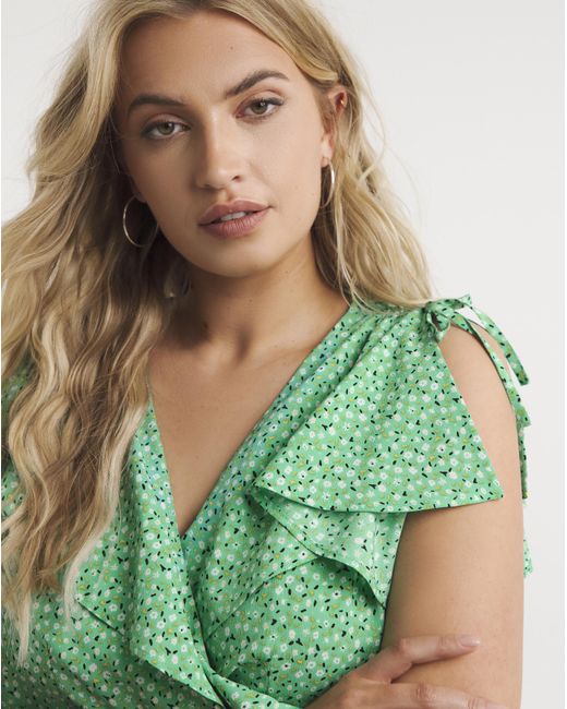 Joe Browns Green Frill Dress