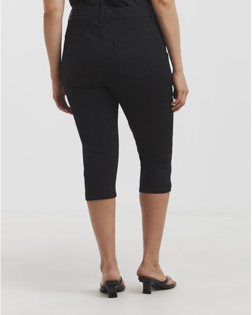 Simply Be Blue Stretch Denim Capri Jeans