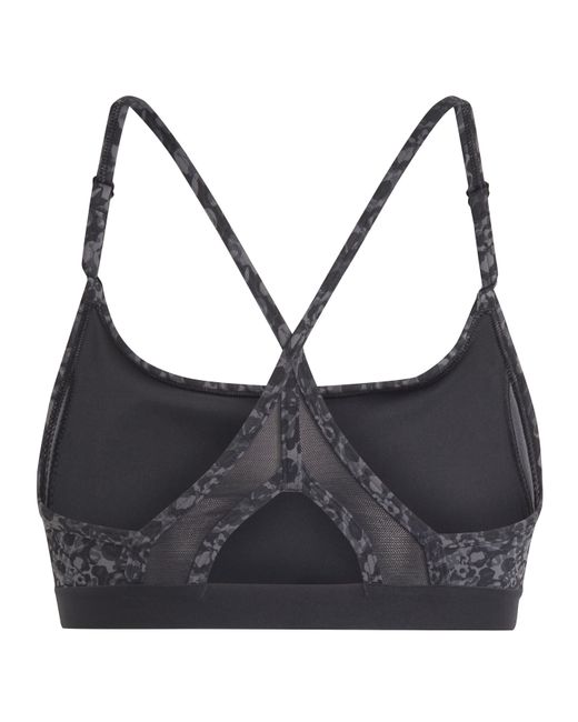 Adidas Black Aeroreact Training Support Bra