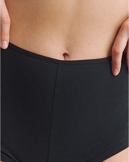 Pretty Secrets Black 5 Pack Boy Short Knickers