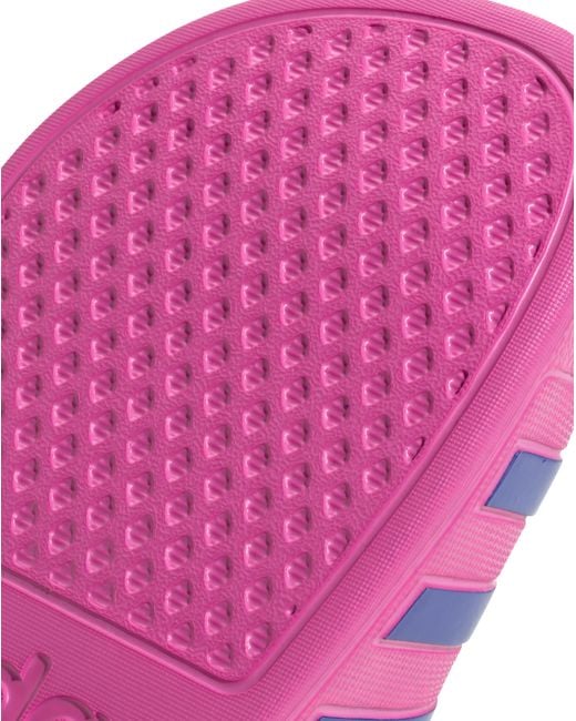 Adidas Purple Adilette Aqua Slides
