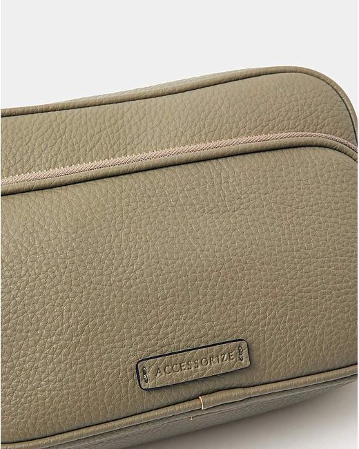 Accessorize Green Double Zip Camera Bag