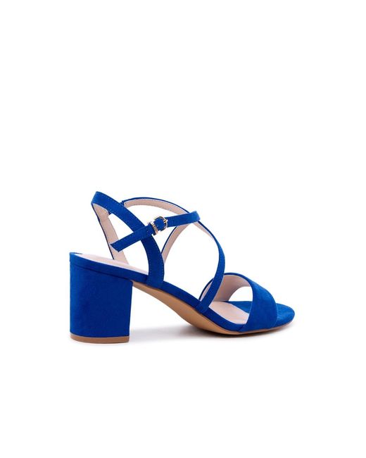 Paradox London Blue Honeysilk Wide Fit Sandal