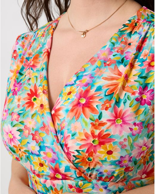 Joe Browns Multicolor Joyful Floral Jersey Dress