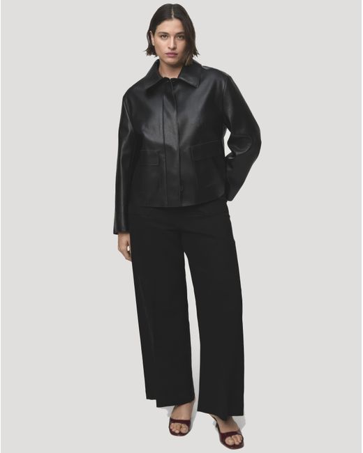 Mango Black Wide Leg Jeans
