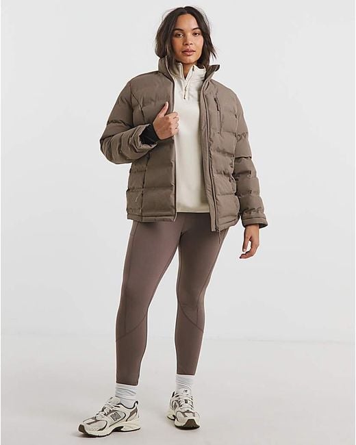 Snowdonia Brown Padded Showerproof Jacket