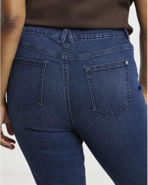 Simply Be Blue Stretch Denim Skinny Jeans