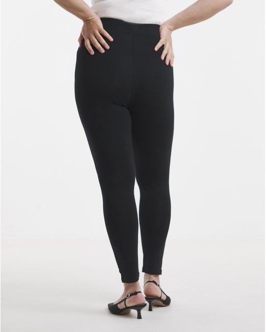 Simply Be White 2 Pack Jersey Full Length Legging
