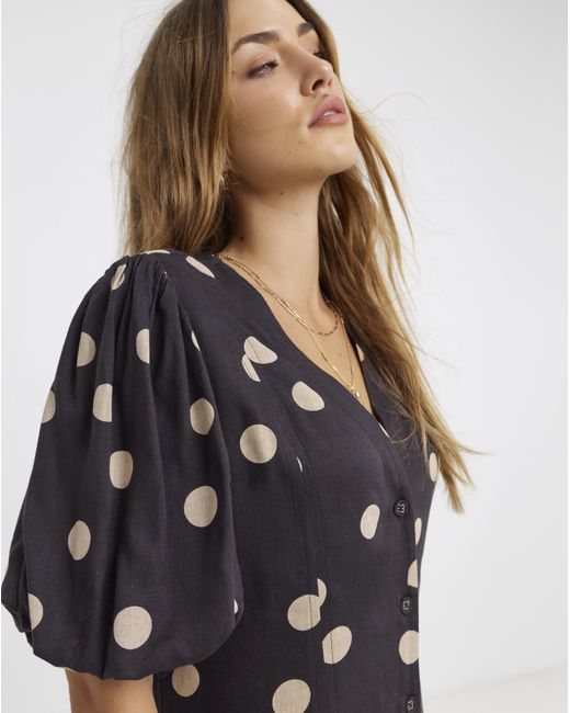 Simply Be Multicolor Printed Linen Button Up Shift Dress