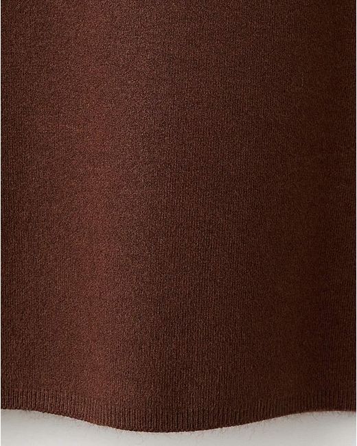 Mango Brown High Neck Sweater
