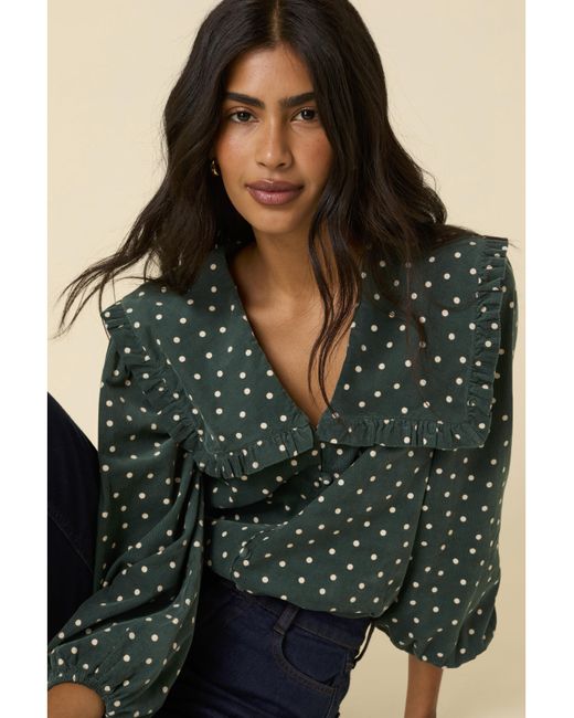 Nobody's Child Green Eloise Blouse