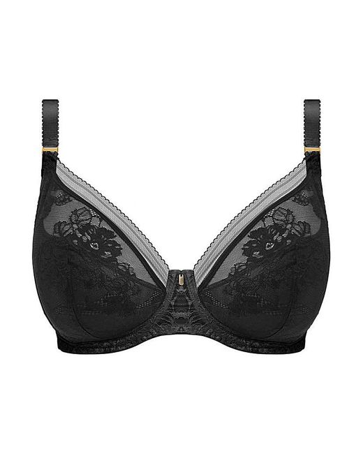 Fantasie Black Fusion Lace Plunge Bra