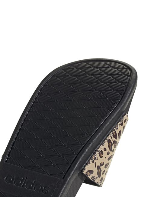 Adidas White Adilette Comfort Slides