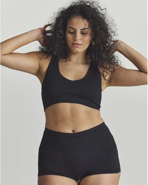 Pretty Secrets Black 3Pack Seamfree Boy Shorts