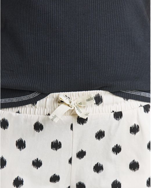Simply Be White 2 Pack Ribbed Vest Shortie Set