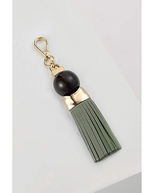 LUELLA GREY LONDON White Luella Thames Tassel Charm