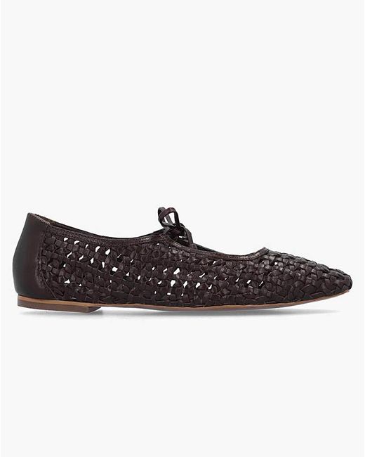 Radley Black The Camden Leather Ballet Pumps