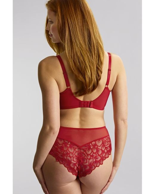 Panache Red Allure Full Cup Bra