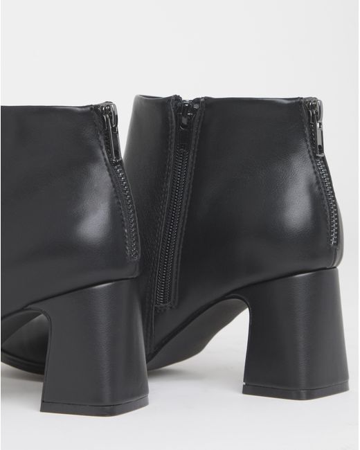 Simply Be Gray Outside Zip Ankle Boot Ex Wide