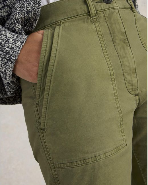 White Stuff Green Chino Trouser