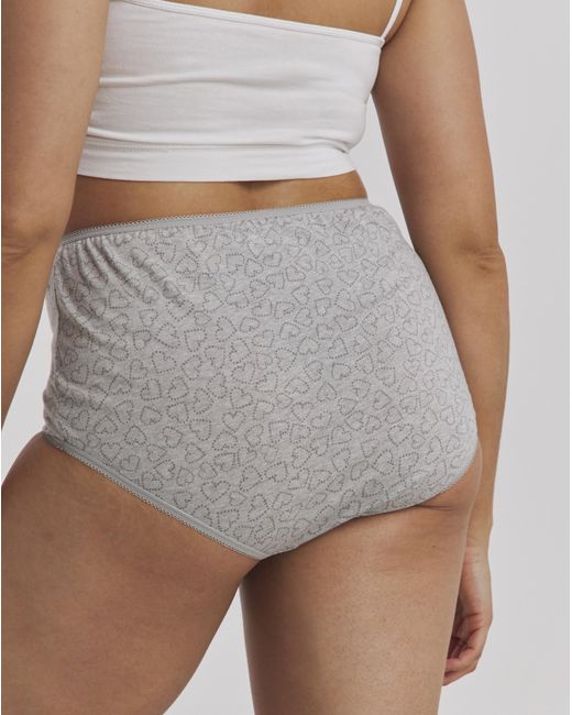 Pretty Secrets Gray 7 Pack Full Fit Brief