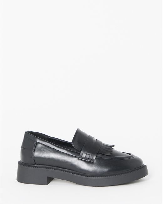 Simply Be Black Classic Fringe Loafer Extra Wide Fit