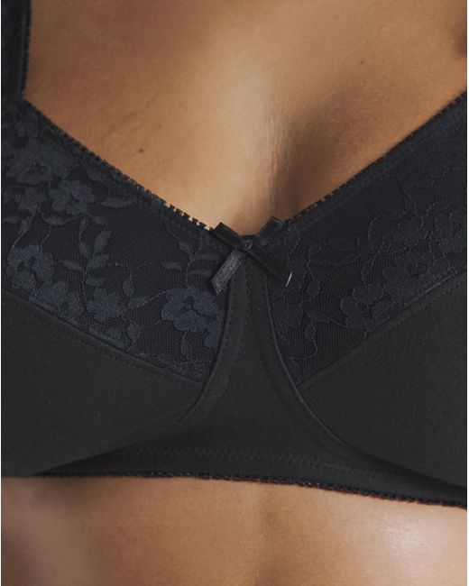 Pretty Secrets Black 2 Pack New Sarah Full Cup Non Wired Bras