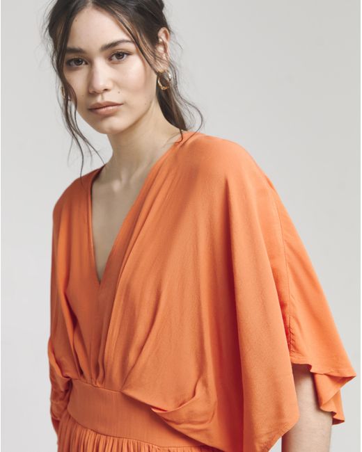 Joanna Hope Orange Maxi Dress