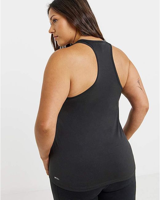 PUMA Black Essential Racerback Tank