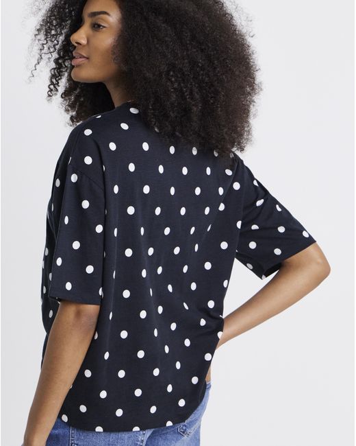 Simply Be Blue Slub Crew Neck T-Shirt (Standard Solid)