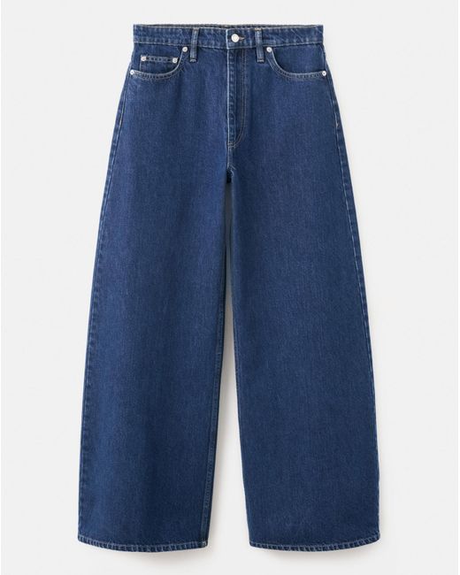 Mango Blue Wide Leg Jean