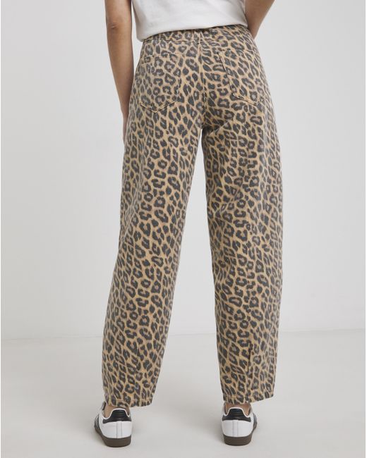 Simply Be Natural Barrel Leg Jeans