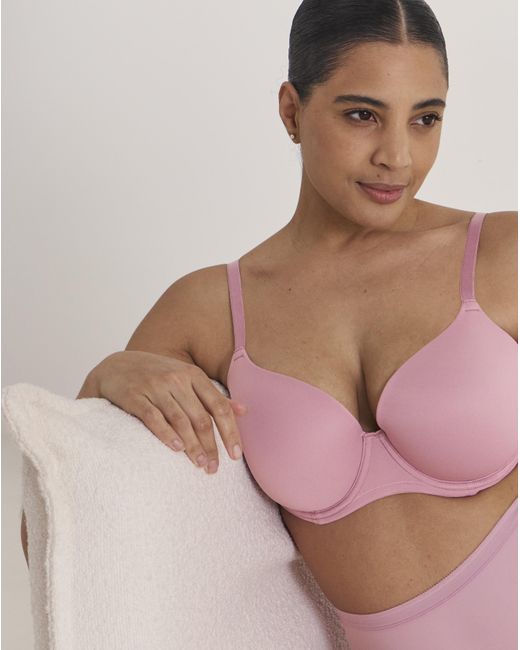 Pretty Secrets Pink 2 Pack Smoothing Microfibre T-Shirt Bras